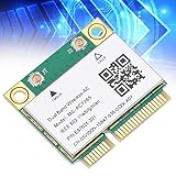 PCIE WLAN Karte MC-AC7265, Drahtlose WLAN Karte Netzwerk Adapter Dualband 2.4G/5G Bluetooth WiFi Netzwerkkarte, für Laptop Notebook PC Win7 Win 8 Win 10