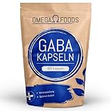 GABA Kapseln hochdosiert – 365 Stk. Je 500mg – Vegan – Gamma Aminobuttersäure – 1 Jahres-Vorrat – Eigene Produktion, Gabba