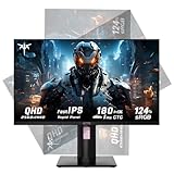 KTC Gaming Monitor 27 Zoll 1440p 180Hz Fast IPS Monitor, 2K QHD 1ms GTG Monitore, FreeSync & G-Sync 124%sRGB HDR10 Vertikaler PC Bildschirm, Schwenken Neigen Höhe Pivot einstellbar HDMI/DP/USB, H27T22