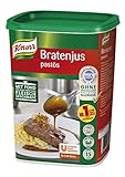 Knorr Bratenjus pastös (vielseitig anwendbar für Bratensaft, Bratensoße (gravy) und braune Soße) 1er pack (1 x 1,4 kg)