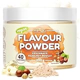 Flavour Pulver Hazelnut Nougat, Haselnuss Nougat Geschmackspulver ohne Kalorien, 1x 200g
