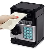 Carriere Elektronische Sparschweine für Kinder, Mini-Geldautomaten-Münzbank für Kinder, Beste Geburtstags, Bargeld, Einfach zu Bedienen, 13,5 X 13,7 X 19,2 cm