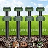 8 Stück Solar Maulwurfschreck, Maulwurf Vertreiber Ultraschall, Ultraschall Maulwurfvertreiber für Mäuse, Solar Maulwurfabwehr, Wühlmausschreck für Maulwurf, Nagetier, Schlange