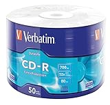 Verbatim CD-R Extra Protection, CD-Rohlinge mit 700 MB Datenspeicher, ideal für Foto- und Video-Aufnahmen, kompatibel mit jedem konventionellen CD-Laufwerk, 50er Pack Spindel
