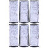 Aquariumfilter -Baumwollfischmedienersatz 6pcs mit Aktiviertem Kohlenstoff für Gereinigtes Wasser und Geruchsentfernung