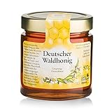 Sanct Bernhard Deutscher Waldhonig würzig-aromatischer, dunkler Honig aus den Wäldern Baden-Württembergs und Bayerns - 500 g Glas