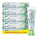 Sensodyne ProSchmelz Tägliche Zahnpasta, 4x75ml, Zahncreme für fortschrittlichen Zahnschmelzschutz - Stärkt, schützt, schmeckt