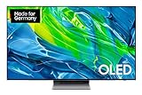 Samsung OLED-Fernseher GQ65S95BATXZG (Deutsches Modell), integriertes Alexa, Dolby Atmos, 'LaserSlim'-Design, Neural Quantum Prozessor 4K, Smart TV [2022], 65 Zoll