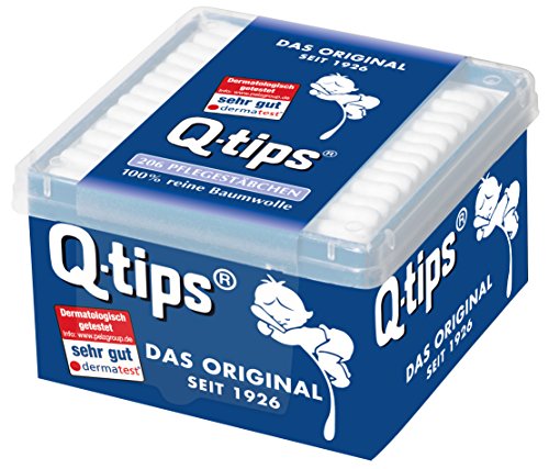 Q-Tips Pflegestäbchen / Wattestäbchen, 3er Pack (3 x 206 Stäbchen)