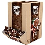 Cocoa Fantasy Dark, Großpackung Portionsbeutel, 100 Kakao Sticks 24g, Dunkle Trinkschokolade, 30% Kakaoanteil