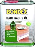 0,75L Bondex Hartwachs ÖL farblos Wachs seidenglänzend