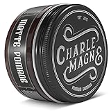 Charlemagne Matte Pomade Wasserbasiert - Starker Halt - Bestes Haarwachs Matt kurze oder lange Haare - Männer - Hair Wax Men Haarwax Herren Haarpaste Wachs