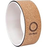 Zen Power Yoga Wheel | stabiles Yoga Rad aus Kork und TPE | Yoga Zubehör für Dehn- und Stabilitätsübungen, Pilates u.v.m. | ideal für Anfänger und Profis | innovatives Yoga Equipment
