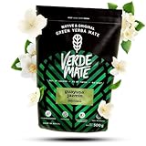 Verde Mate Green Guayusa Jazmín 500g | Mate Tee mit Guayusa und Jasmin|für Anfänger und Fortgeschrittene | brasilianischer Tee Mate Tee|Die natürliche Zusammensetzung|Der starke Mate Tee 0,5 kg