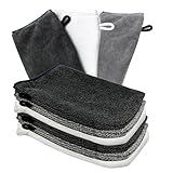 YYTECH Waschhandschuhe, 6 Stück Frottee Waschhandschuhe Waschhandschuh Waschlappen Premium 100% Baumwolle Waschlappen Set 16x21 cm weiche Qualität, saugstark und strapazierfähig