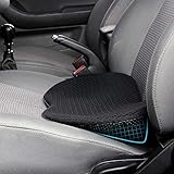 Livtribe Autositzkissen,Ergonomisches Sitzkissen für Auto,Memory Foam Autositzauflage,orthopädisches sitzkissen für Autositz,Road Trip Essentials für Fahrer(Schwarz)