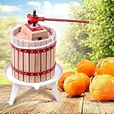 YRHome 12L Obstpresse Saftpresse Fruchtpresse Weinpresse Maischepresse Apfelpresse mit Pressnetz