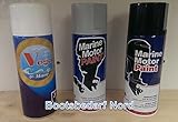 Marine Motor Paint Sprühfarbe Mercury schwarz MSF 123
