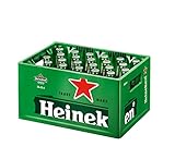 Heineken Pils Bier (28 x 0,25 l Flaschen) - Flaschenbier im Kasten, 5% Alkoholgehalt, 100% natürliche Zutaten, Sortenreines Paket, erfrischend milder Geschmack