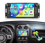 2+64G CAMECHO Android 13 Autoradio für Chevrolet/Chrysler/Jeep/Dodge 2007-2011 mit Navi Carplay Android Auto,Radio Doppel Din mit 7 Zoll Bildschirm,Bluetooth RDS/FM MirrorLink und USB