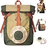AIRCADIA Wanderrucksack Rucksack, Outdoor Leicht Trekkingrucksack Tagesrucksack Mit Abnehmbarem Klein, Wandern Nachhaltig Daypack Tasche Geeignet Für Wandern Reisen Camping (43x29x15.5cm)