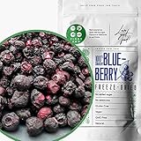 Gefriergetrocknete Heidelbeeren | Wilde Gefriergetrocknete Beeren | Gefriergetrocknete Früchte | Freeze Dried Fruit | Trockenfrüchte Dried Wild Blueberry | Getrocknete Heidelbeeren | ZingyZoo (100g)