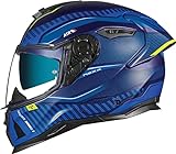 Nexx SX.100R Skidder Helm Blau/Gelb S (55/56)