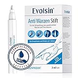 Evolsin – Anti Warzen Stift gegen Dornwarzen & gewöhnliche an Füßen, Händen, Körper, Armen & Beinen – Warzenstift präzise, hygienisch & sicher – klinisch bestätigt (3 ml Warzenmittel)