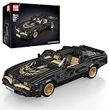 Mould King 10029 Technik Amerikanischer Sportwagen Klemmbausteine, 1557 Teile Vintage-Cabrio Auto Modell Montagesatz, Building Block Konstruktionsfahrzeug