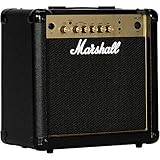 Marshall MG15G Gitarren-Combo-Verstärker, Übungsverstärker, geeignet für E-Gitarre – Schwarz und Gold