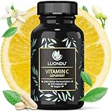 Vitamin C 375 Kapseln gepuffert 1000mg pro Tagesdosis hochdosiert, vegan - Gepuffertes Vitamin C aus pflanzlicher Fermentation - Hergestellt in DE Luondu®