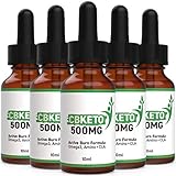 CBKETO 500MG – Ketose Active Formula - 10ml pro Flasche - Tropfen zur Unterstützung der Ketose 5x