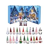Wichtel Adventskalender 2025, Weihnachtswichtel Adventskalender Mit 24 Wichtel Plüschtiere Einzigartiger Weihnachtsferien Countdown Kalender Für Festliches Zuhause Familie Freunde