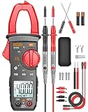 ANENG Multimeter ST181 Stromzange,4000 Counts TRMS Auto Range Strommesszange mit AC/DC-Spannung,AC-Strom,Widerstand,Kapazität,Durchgang,berührungslose Spannungserkennung,Dioden,Elektrowerkzeuge