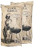 H-O Cool Grill Premium Grill Holzkohle 18kg (2x9kg)