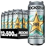 Rockstar Energy Drink Waldmeister - Koffeinhaltiges Erfrischungsgetränk, EINWEG (12 x500ml)