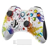 EasySMX Game Controller, Wireless Gamepad mit Dual Vibration PC Gaming Controller für PS3, Windows 10/8/7, PC, Laptop, Android TV Box