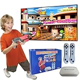 Damcoola Spielkonsole mit 900+ Spielen,Handheld Retro Videospielkonsole für Kinder& Erwachsene,20+ AR Gun Spiel,TV Plug& Play,Weihnachts Geburtstag Spielzeug Geschenk für Jungen& Mädchen Alter 3 +