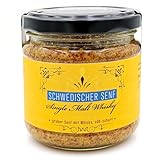 Limfood | 185g Schwedischer Whisky Senf - extra scharf aus Schweden - verfeinert mit 12 Jahre altem Single Malt Whisky