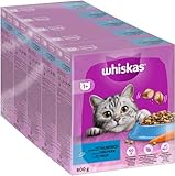 Whiskas Adult 1+ Trockenfutter Thunfisch, 5x800g (5 Packungen) - Katzentrockenfutter für erwachsene Katzen - unterschiedliche Produktverpackungen erhältlich