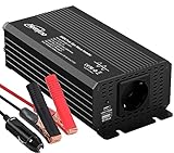 500W Wechselrichter 12V auf 230V Reiner Sinus Spannungswandler mit PD 65W und QC 3.0 USB Ports Power Inverter