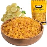 Rosinen Golden | Getrocknete goldene Rosinen 1kg | Ohne Zucker | Groß Goldene Rosinen | GVO-frei | Heimisch in Südafrika | Hoch in Faser | Dorimed