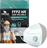 VENTUX SAFETY EQUIPMENT FFP2 NR Maske mit Ventil || Atemschutzmaske CE Zertifiziert || Einzeln Verpackt || Ergonomische Passform || Staubschutzmaske für Arbeit, Bau & DIY (5)