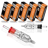 100 Stück Tattoo Nadeln Set RL RS, Unihuby Tattoo Cartridges 3RL 5RL 7RL 9RL 11RL 3RS 5RS 7RS 9RS 11RS Round Liner Shader Tattoo Nadel Cartridge
