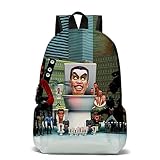 Speakerman Kameramann Mode Student Schulrucksack Geeignet für Jungen Mädchen Kinder Lässiger Outdoor-Rucksack für unterwegs Unverzichtbarer Tagesrucksack