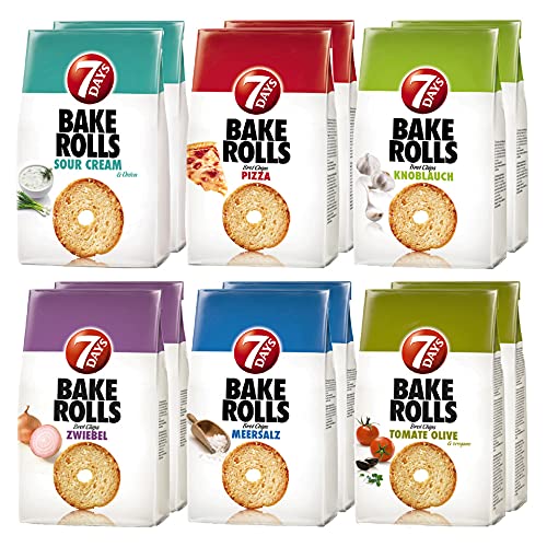 7Days Bake Rolls 12er Mix-Pack (12 x 0.25 kg)