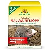 Neudorff Protectan MaulwurffStopp – Vertreibt Maulwürfe wirkungsvoll mit speziellen Duftstoffen für eine Sofort- und Langzeitwirkung, 200 g, Braun