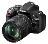 Nikon D5200 SLR-Digitalkamera (24,1 Megapixel, 7,6 cm (3 Zoll) TFT-Display, Full HD, HDMI) Kit inkl. AF-S DX 18-105 mm VR Objektiv schwarz