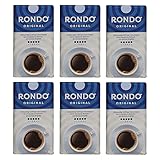 6er Pack Kaffee Rondo Original gemahlen Röstkaffee 6 x 500 g, Kaffeepulver, Filterkaffee