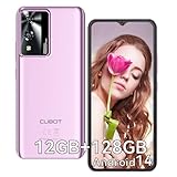 CUBOT A10 Handy Ohne Vertrag, 12GB + 128GB / 1TB erweiterbar, Android 14 Smartphone, 6.56 Zoll Display, 5100mAh Akku 48MP Hauptkamera Octa Core Prozessor Dual 4G SIM, OTG, Face ID, GPS Lila